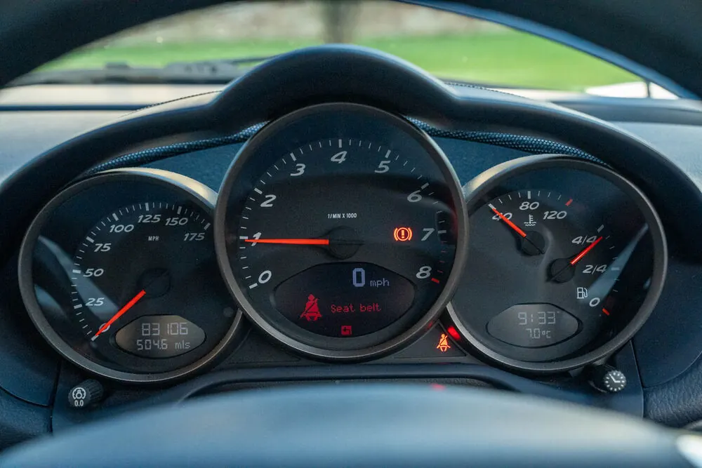 Porsche instrument cluster